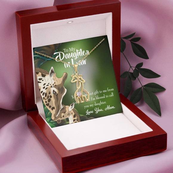 To Daughter-In-Law Perfect Gift from Mother-In-Law Mother's Treasure Gold/Silve - Picture 1 of 2